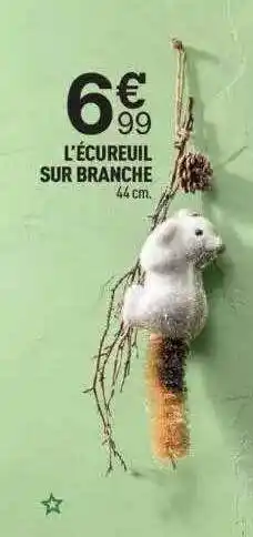 Centrakor L'écureuil sur branche offre