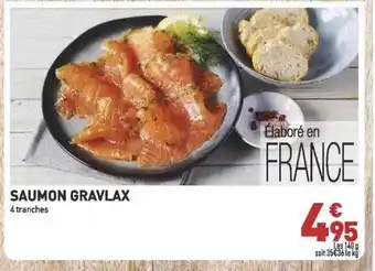 Grand Frais Saumon gravlax offre