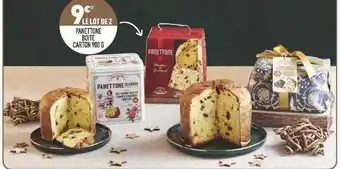 Grand Frais Panettone boîte carton 900 g offre
