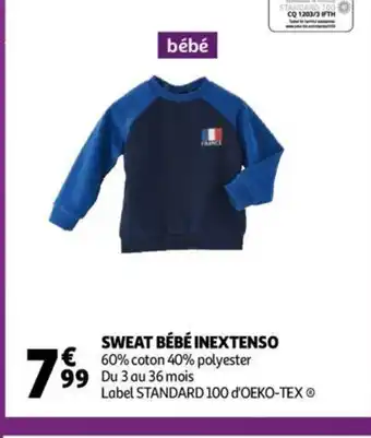 Auchan Sweat Bebe Inextenso offre