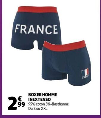 Auchan Boxer Homme Inextenso offre