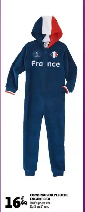 Auchan Combinaison Peluche Enfant Fifa offre