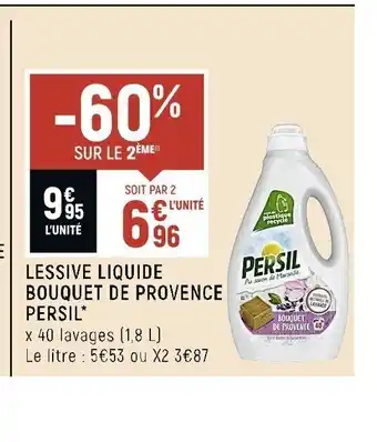 Spar Lessive Liquide Bouquet de Provence Persil offre