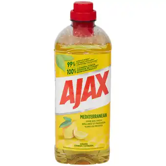 Action Nettoie-tout Ajax Citron méditerranéen offre