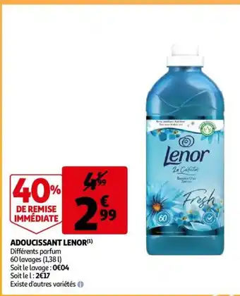 Auchan Adouccisant Lenor offre