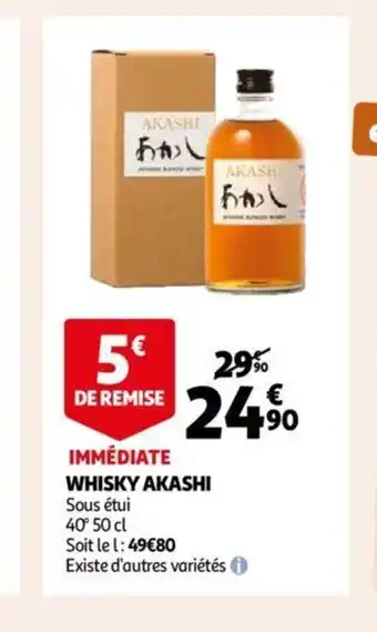 Auchan Whisky Akashi offre