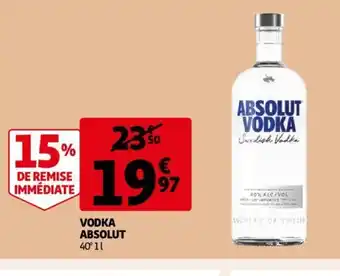 Auchan Vodka Absolut offre