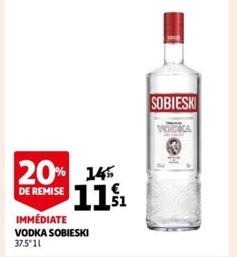 Auchan Vodka Sobieski offre