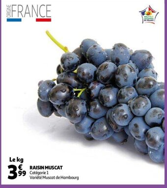 Auchan Raisin Muscat offre