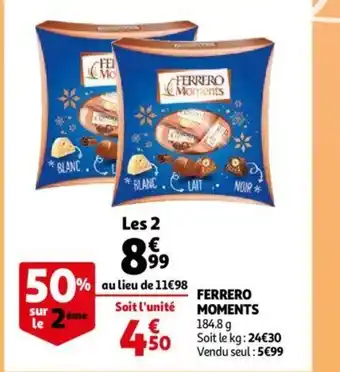 Auchan Ferrero Moments offre