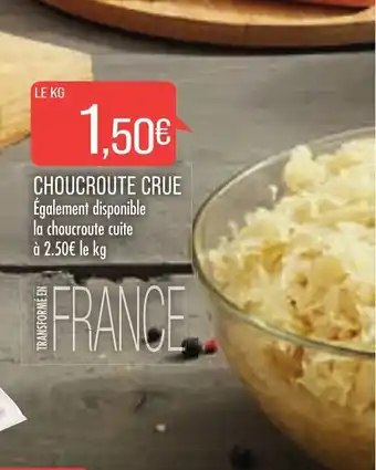 Choucroute Crue