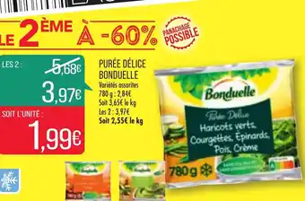 Match Purée Délice Bonduelle offre