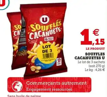 SOUFFLES CACAHUETES U