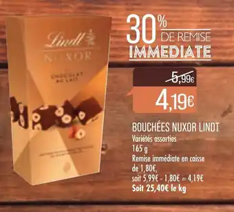 Match Bouchées Nuxor Lindy offre