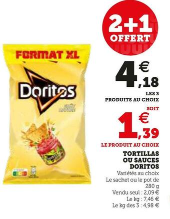 U Express TORTILLAS OU SAUCES offre