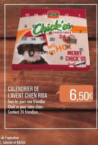 Match Calendrier de l'Avent Chien Riga offre