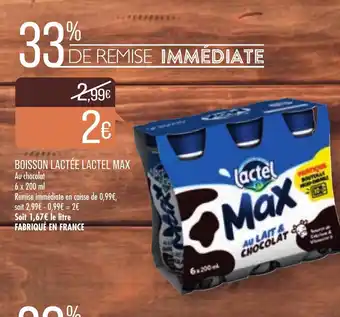 Match Boisson Lactée Lactel Max offre