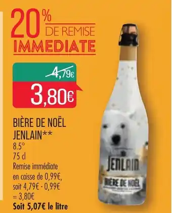 Match Bière de Noël Jenlain offre