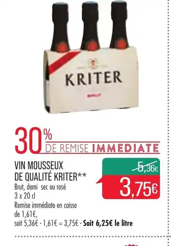 Vin Mousseux de Qualite Kriter