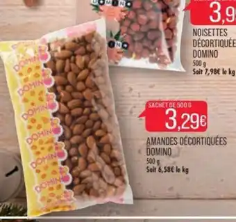 Match Amandes Décortiquées Domino offre