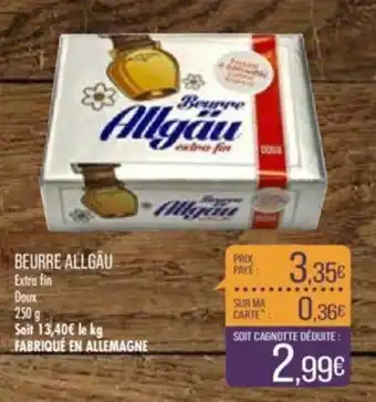 Match Beurre Allgäu offre