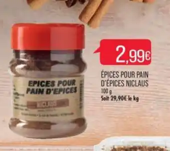 Epices Pour Pain d'épices Niclaus
