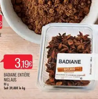 Match Badiane entière Niclaus offre
