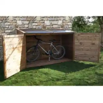 Gamm vert Coffre de jardin bois traité trocadéro 2000l offre