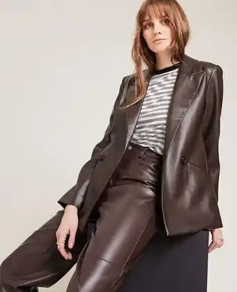 Pimkie Veste blazer en simili cuir offre