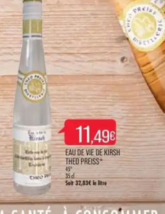 Match Eau de Vie de Kirsh Theo Preiss offre