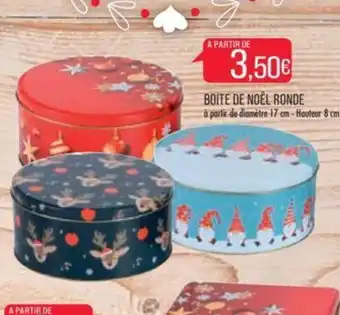 Match Boite de Noel Ronde offre