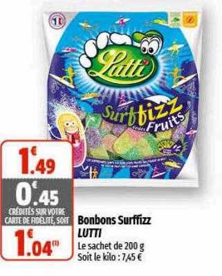 Coccinelle Express Bonbons surffizz lutti offre