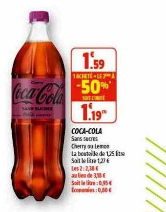 Coccinelle Express Coca-cola offre