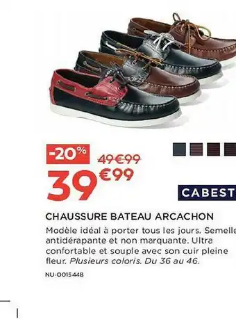 Chaussure Bateau Arcachon Cabest