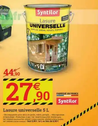Lasure Universelle 5l Syntilor