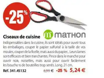 Mathon Ciseaux De Cuisine offre