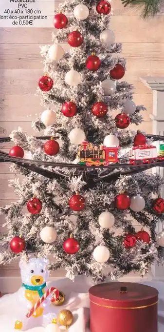 Stokomani Le sapin artificiel floqué offre
