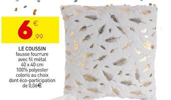 Stokomani Le coussin offre