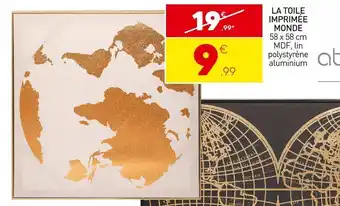 Stokomani Atmosphera la toile imprimée monde offre