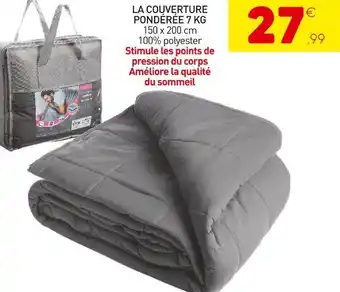 Stokomani La couverture pondérée 7 kg offre