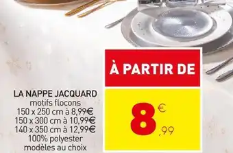 La nappe jacquard