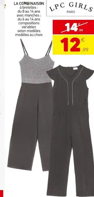 Stokomani Lpc girls la combinaison offre