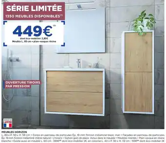 Lapeyre Meubles horizon offre