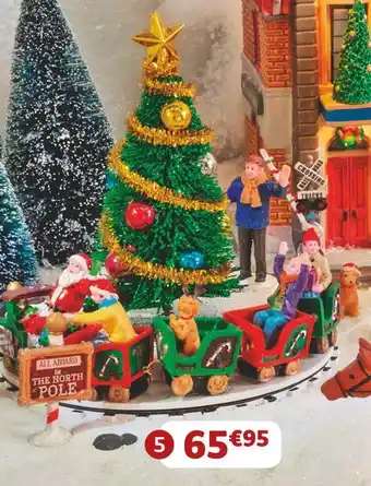 Jardiland Le petit train du père noël offre
