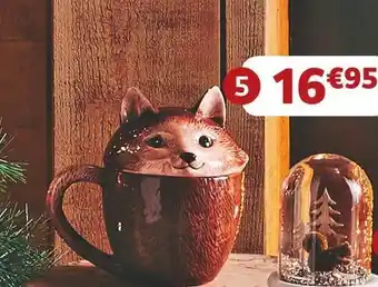 Jardiland Mug animal offre