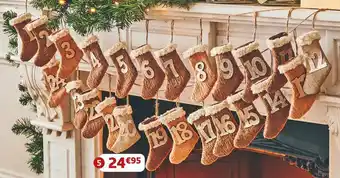Jardiland Calendrier de l’avent “chaussettes” offre