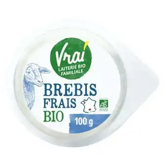 Carrefour True fromage bio au lait de brebis offre