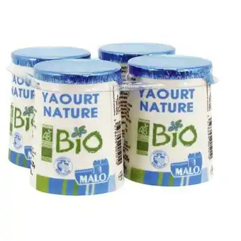 Carrefour Malo yaourt nature bio offre