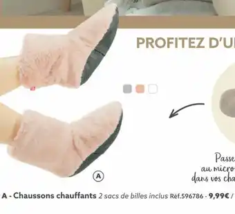 Gifi Chaussons chauffants offre