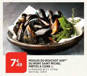 Bi1 Moules Du Bouchot Aop** Du Mont Saint Michel Pretes A Cuire offre